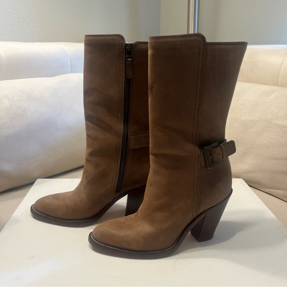 Cole Haan brown suede boots size 8.5 B - Picture 4 of 8